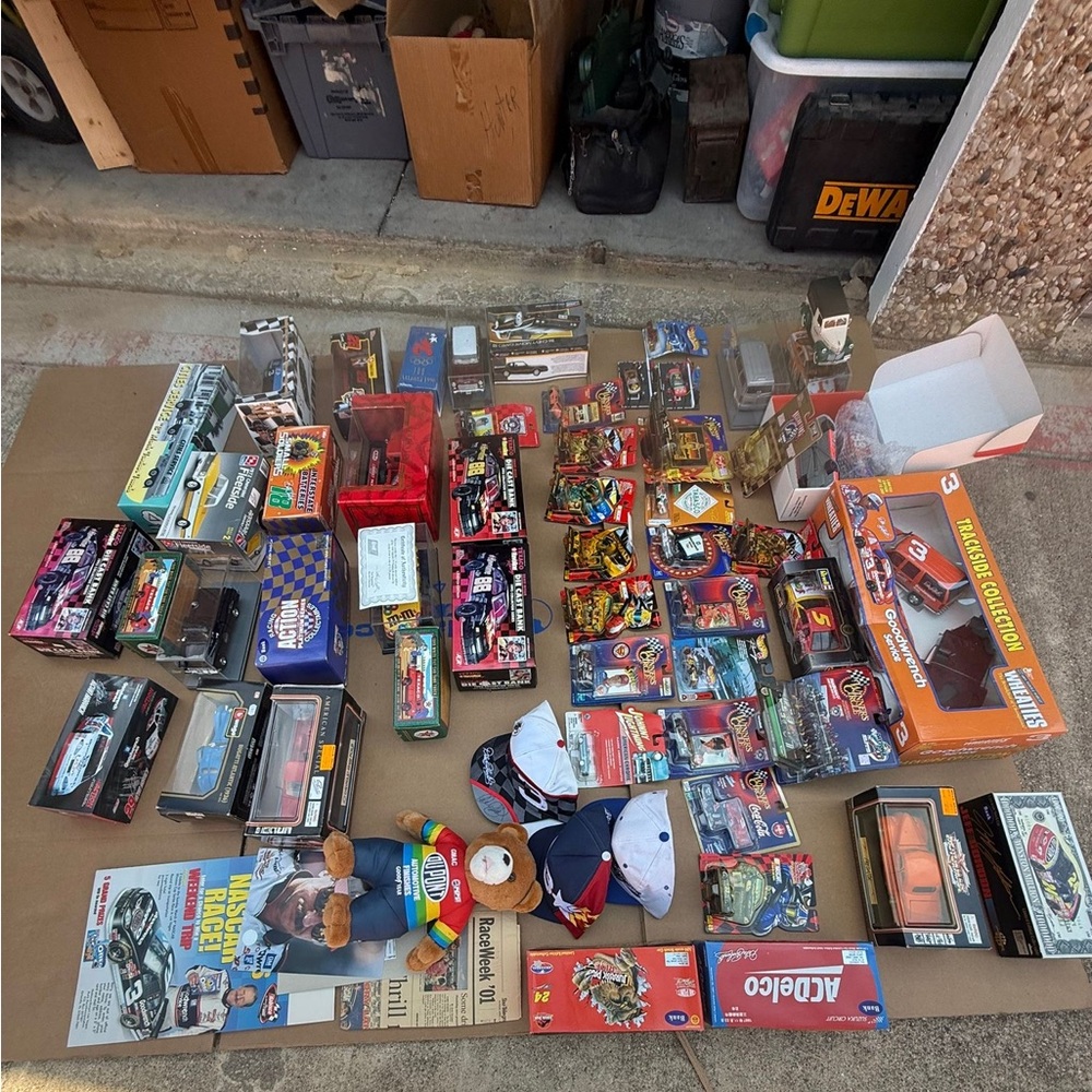 Nascar Collectibles Assortment with Multicolor Items